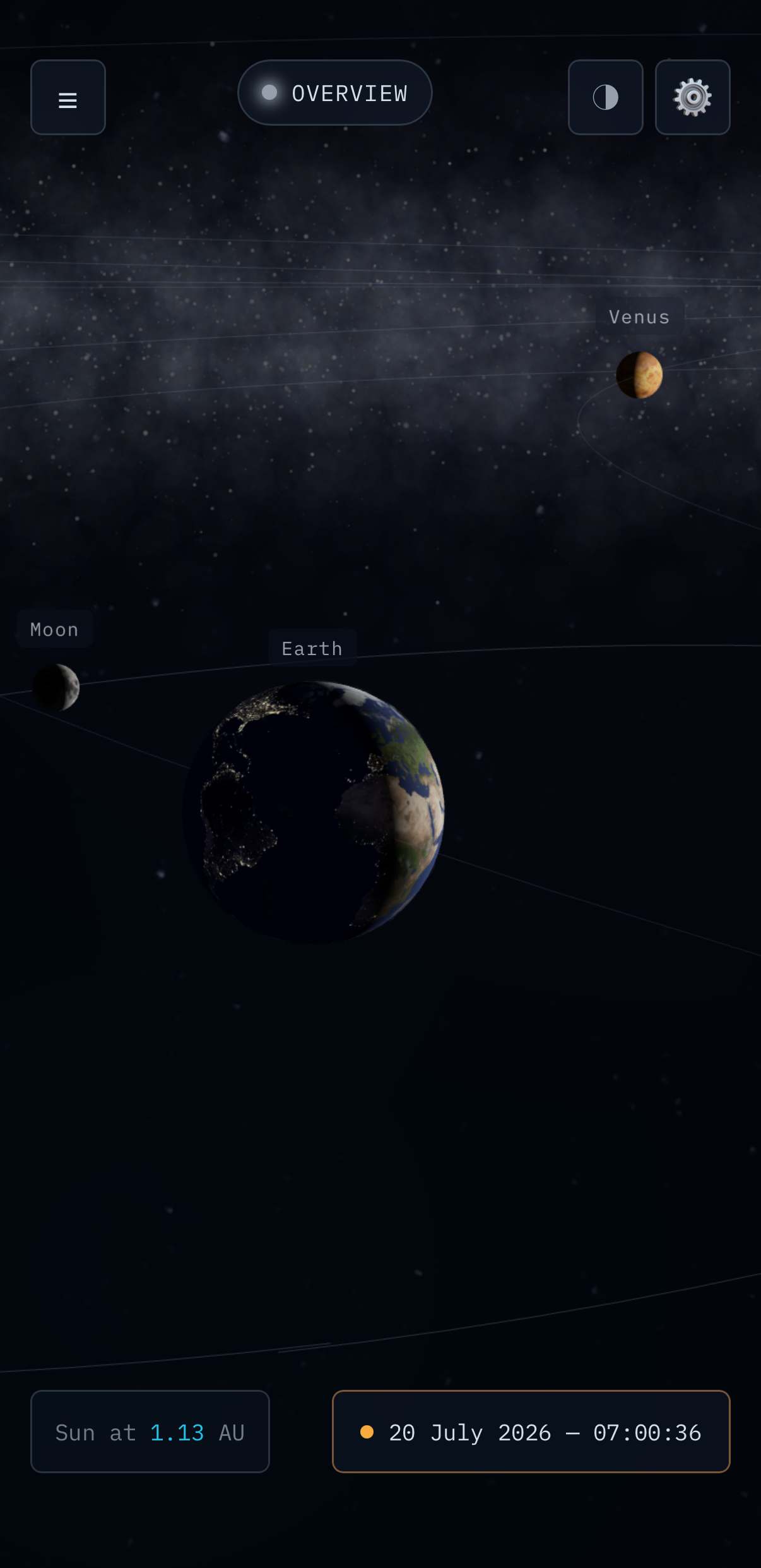 Capture d'écran SolarNav 3D 01