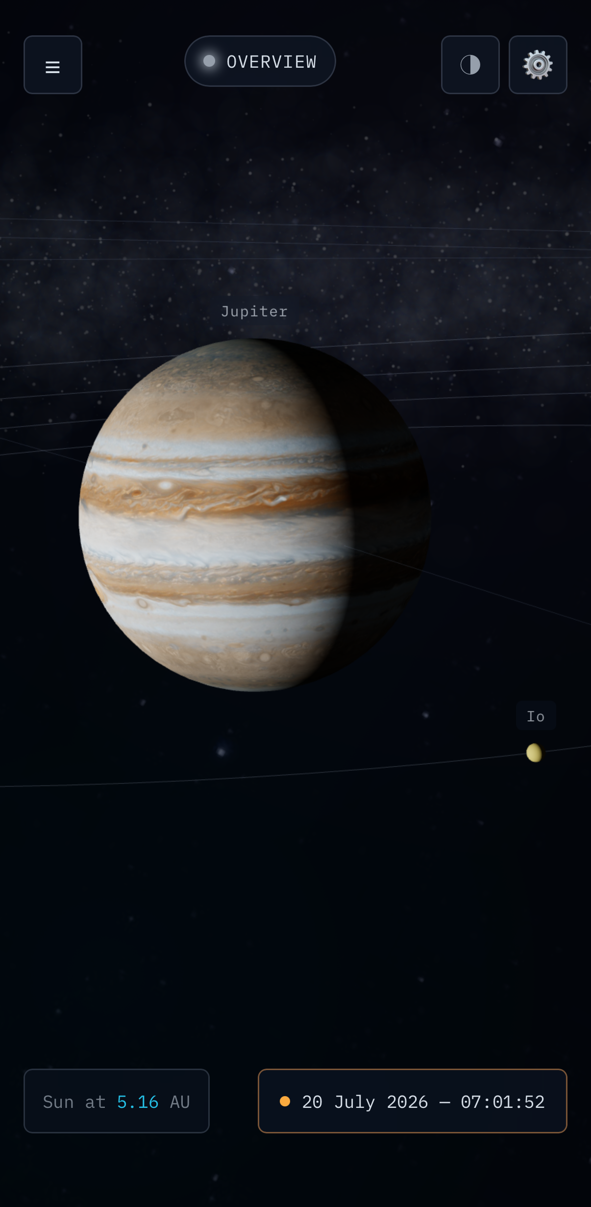 Capture d'écran SolarNav 3D 02