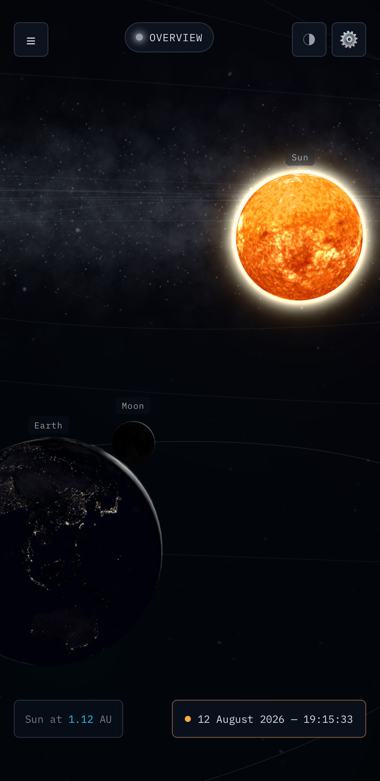 Capture d'écran SolarNav 3D 03